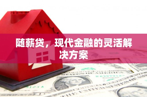 遵化市随薪贷，现代金融的灵活解决方案