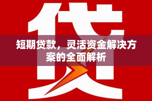 遵化市短期贷款，灵活资金解决方案的全面解析