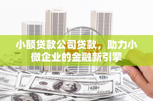 遵化市小额贷款公司贷款，助力小微企业的金融新引擎
