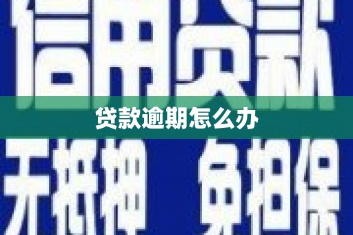 遵化市贷款逾期怎么办